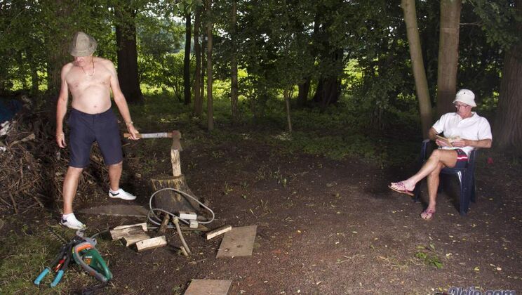 [Oldje] - Big Cock Doggystyle with Blonde - Alessandra Jane - David