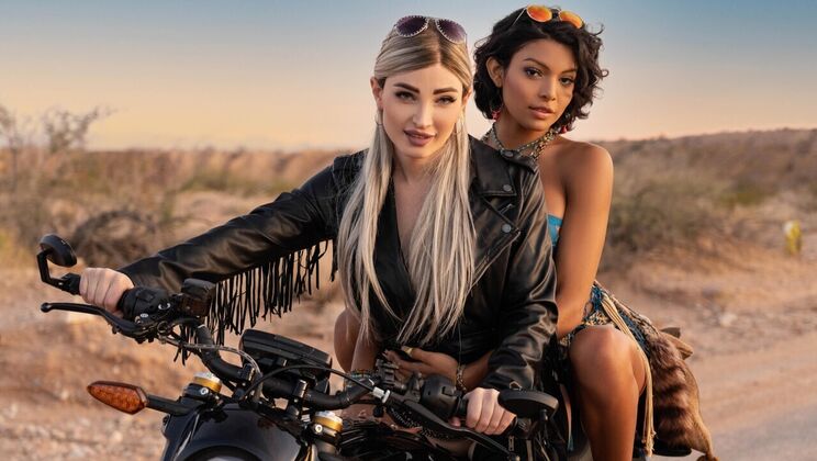 [TransAngels] - Blonde and Brunette Ride Together - Natalie Mars - Lola Morena