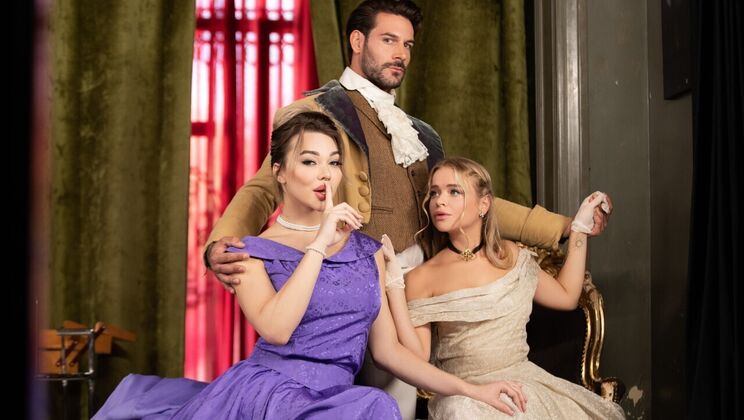 [TransAngels] - Blonde and Tattooed in Anal - Alexa Flexy - Emma Rose - Papi Kocic