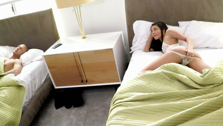 [SpyFam] - Horny Step-Sister Sneaks Into Step-Brother's Bedroom - Adria Rae