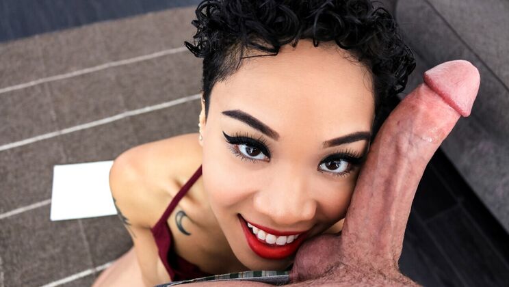 [PropertySex] - Asian Brunette with Tattoo Takes Bad Boyfriend