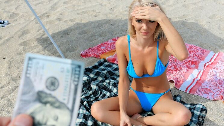 Blonde Babe's Public Sex Debut