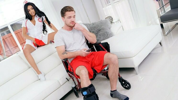 Nurse Gives Kyle Mason Head