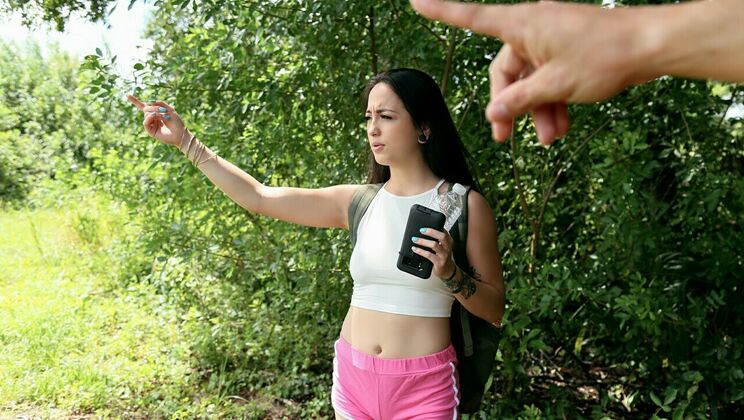 [StrandedTeens] - Natural Tits Snag and Bang