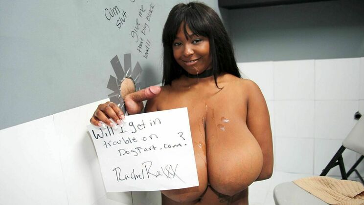 [GloryHoleInitiations] - Rachel Raxxx Ebony Teen Big Cock