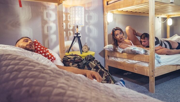 [FakeHostel] - Double Penetration with Skinny - Sam Bourne - Francys Belle - Jason X