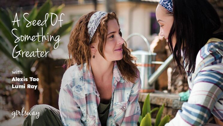 [Girlsway] - Greater Fingering Fun in the Shaved Garden - Alexis Tae - Lumi Ray