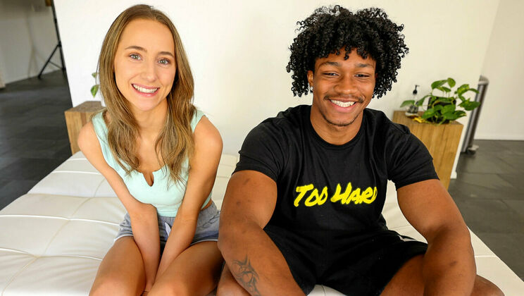 [HotGuysFuck] - Blonde Teen Madison Peach and Dennis Barkley Big Cock Meet - Madison Peach - Dennis Barkley