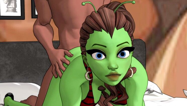 [AdultTimeAnimation] - Doggystyle with Big Ass Interracial Queen