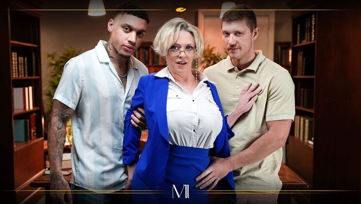 [ModernDaySins] - Big Tits, Big Ass: A Library Threesome - Oliver Flynn - Dee Williams - Air Thugger