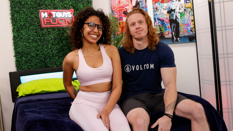 [HotGuysFuck] - First-Time Passion: Ash Riley Gets Cozy with Alix Pena - Alix Pena - Ash Riley