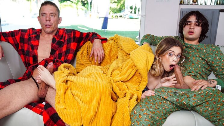 [Brazzers] - Stepdaughter's Athletic Body Fucks Stepdad - Mick Blue - Molly Little - Elias Cash