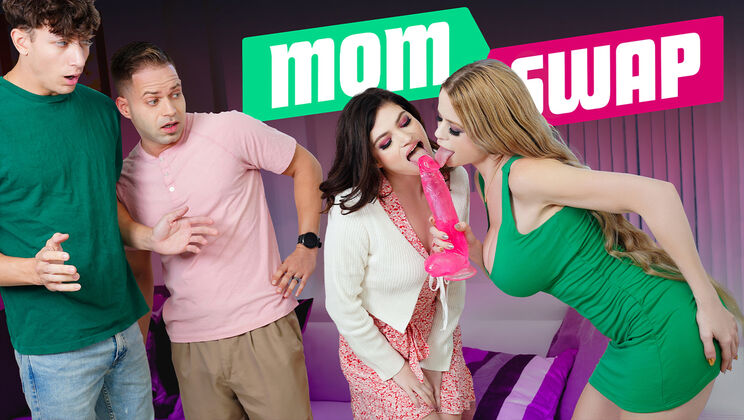 [MomSwap] - Skinny MILFs in Thong Take Control