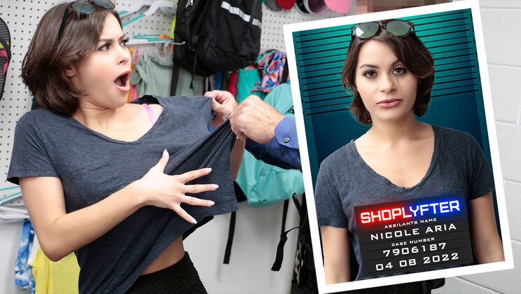 [Shoplyfter] - Nicole Aria's Thong Gets Removed for Anal - Justin Magnum - Nicole Aria