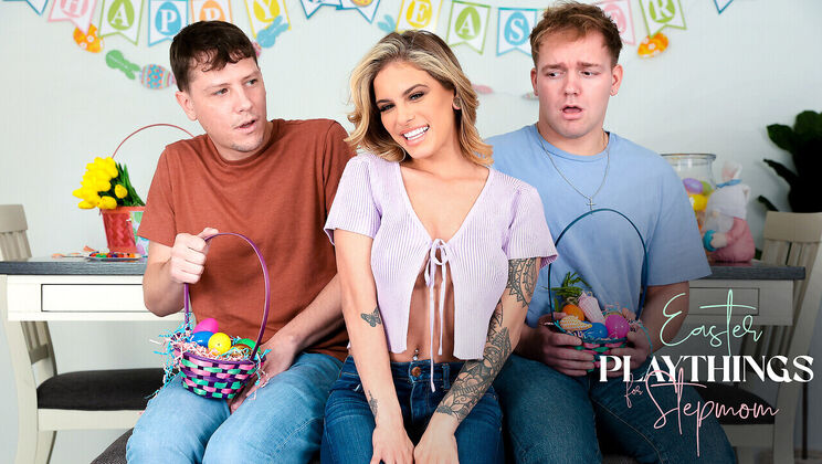 [MomsBoyToy] - Easter Fun with Stepmom and Young Guys - Rion King - Jesse Pony - Joshua Lewis