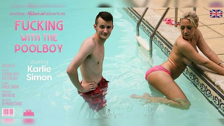 Karlie Simon's Nipples and Feet Adore Pool Boy