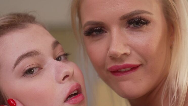 [NRXStudio] - Stepmom and Daughter Experience Rough Group Sex - Leo Casanova - Kitty Li - Nick Morris - Meow Miu - Tim Monster Cock