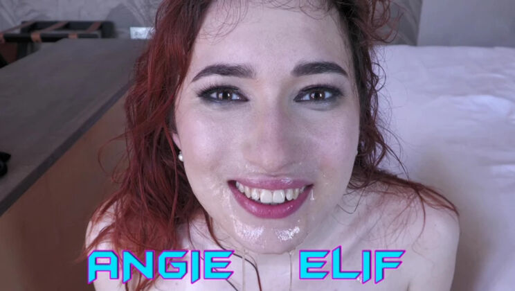 [WakeupnFuck] - Angie Elif Enjoys a Threesome with Cumshot Fun - Angie Elif