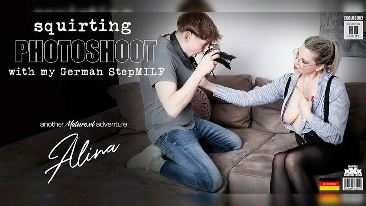 [Mature.nl] - Titty Fucking and Squirting with German MILF Alina - Alina (EU) - Hugh Stefner