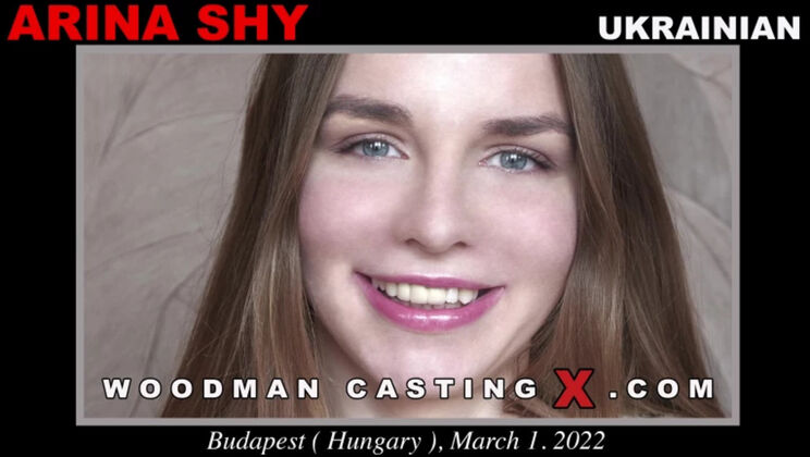 [WoodmanCasting] - Brunette Casting: Arina Shy Sucks and Fucks - Arina Shy