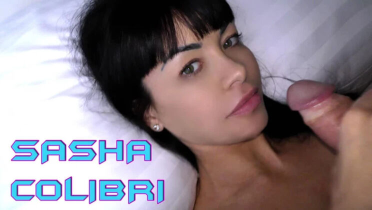 Blowjob and Deepthroat with Sasha Colibri