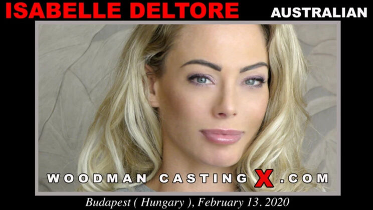 [WoodmanCasting] - Isabelle Deltore's Deepthroat and Anal Casting - Isabelle Deltore