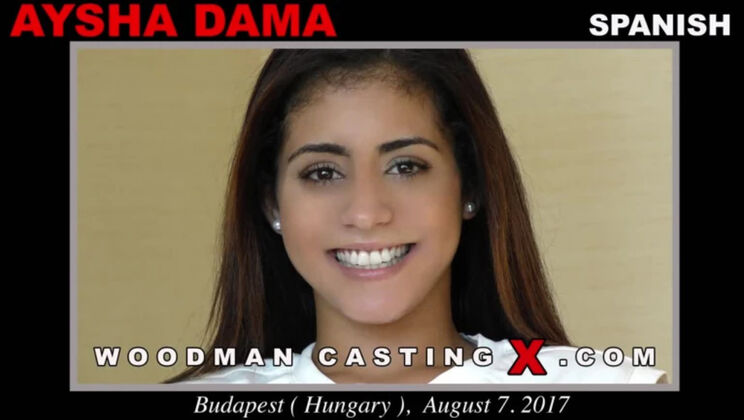 [WoodmanCasting] - Young Aysha Dama’s Tight Pussy Destroyed in Casting - Aysha Dama