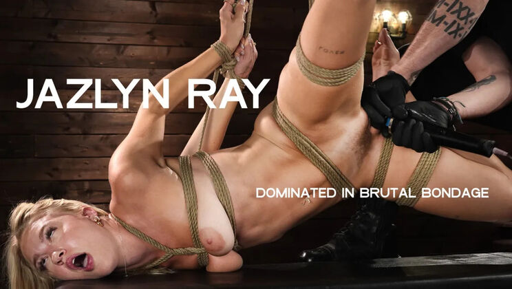 [Hogtied(Kink)] - Brutal Fingering and Bondage for Jazlyn Ray - The Pope - Jazlyn Ray