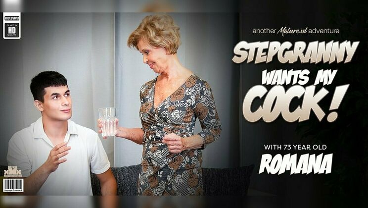 [Mature.nl] - 73-Year-Old Granny Romana Gets Fucked by Young Toyboy - Romana - Bruno Baxter