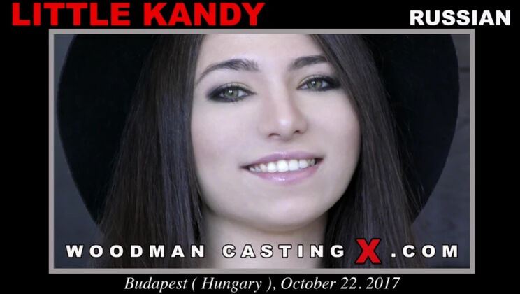 [WoodmanCasting] - Petite teen Kandy begs for rough anal pounding - Little Kandy