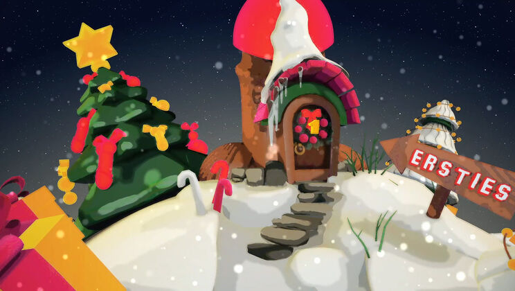 Behind Door Number One: Evie's Xmas Surprise