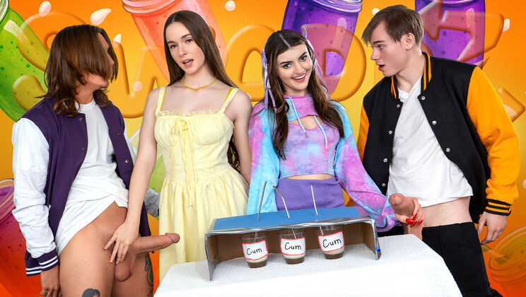 [SisSwap] - Hazel Moore’s Brunette Hairy Pussy & Double Facial - Hazel Moore - Anthony Pierce - Axel Haze - Pixie Smalls - Julia James