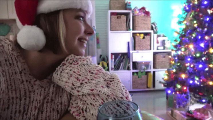 [MomComesFirst] - Brianna Beach's Big Tits and Ass on Display at Xmas - Brianna Beach