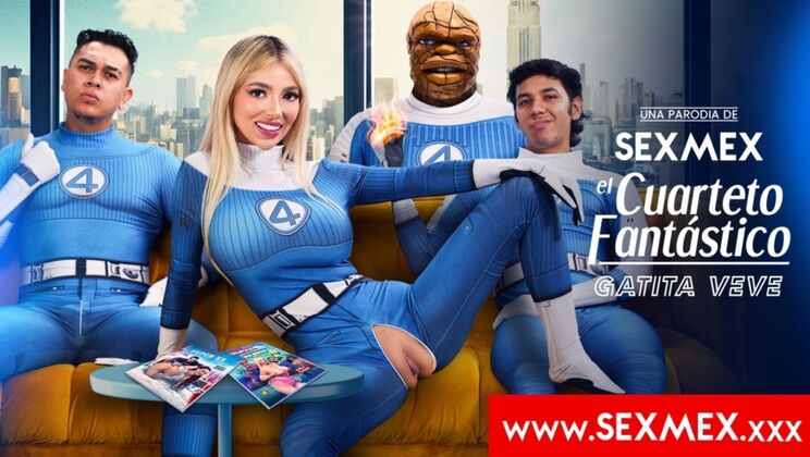 [SEXMEX] - Chile's Finest: Gatita Veve in a Foursome - gatita