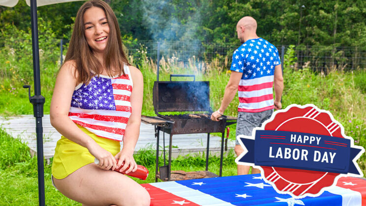 [ClubSweethearts] - Curvy Hazel Grace Handjob and Tit Play Outdoor