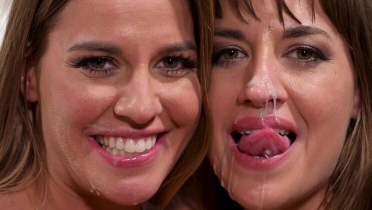 [PornWorld] - Eveline & Silvia Dellai's Double Blowjob Delight - Erik Everhard - David Perry - Eveline Dellai - Silvia Dellai - Yanick Shaft