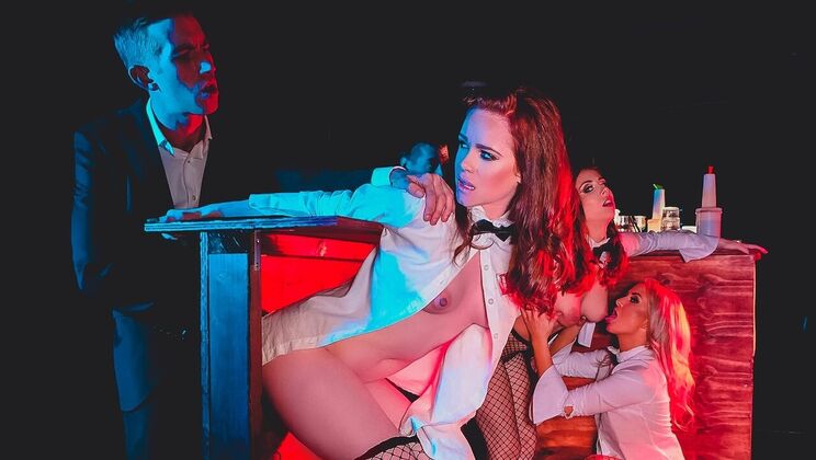 [DigitalPlayground] - Blowjob and Tit Play with Brunettes - Cayla Lyons - Ella Hughes - Xander Corvus - Antonia Sainz - Danny D