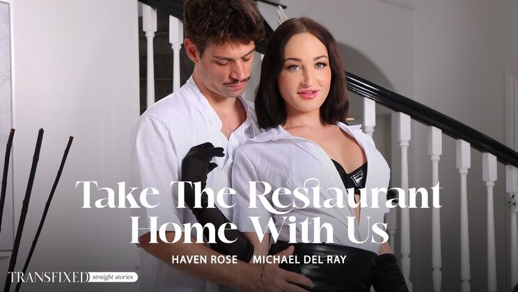 [Transfixed] - Cumshot on Shemale Haven Rose's Face - Michael DelRay - Haven Rose