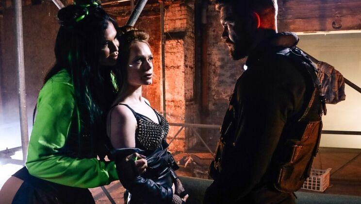 [DigitalPlayground] - Threesome Deepthroat Challenge: Gagging on Big Cock with Cum Swapping - Jasmine Jae - Ella Hughes - Juan Lucho - Xander Corvus - Danny D - Ava Austen