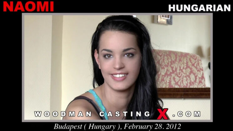 [WoodmanCasting] - Tall Girl Naomi Takes DP, Gaping & Cumshot in Casting - Naomi