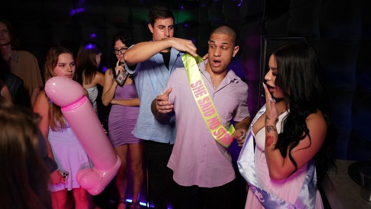 [RKPrime] - Big Cock Fucks Big Ass in High Heels at Sex Party - Mike Ox - Diamond Franco