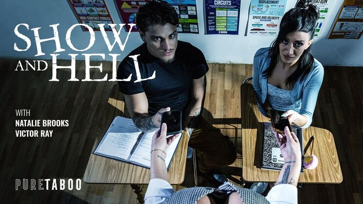 [PureTaboo] - Student Natalie Brooks Gets Spanked and Creampied - Natalie Brooks - Victor Ray