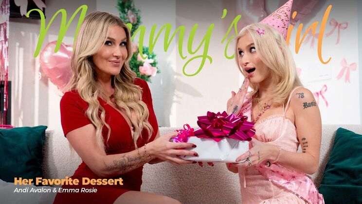 [Girlsway] - Lesbian Stepfamily Fingering and Face Sitting Fun - Emma Rosie - Andi Avalon