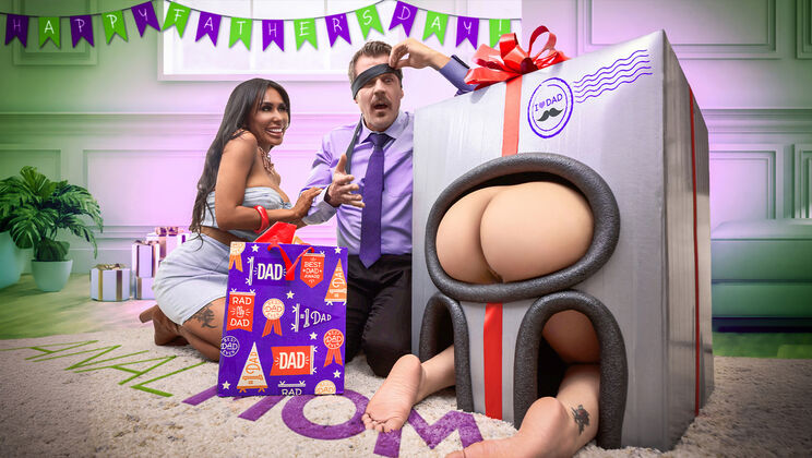 Two Fit Babes Serve Daddy: Cum Swapping and Gagging Fun