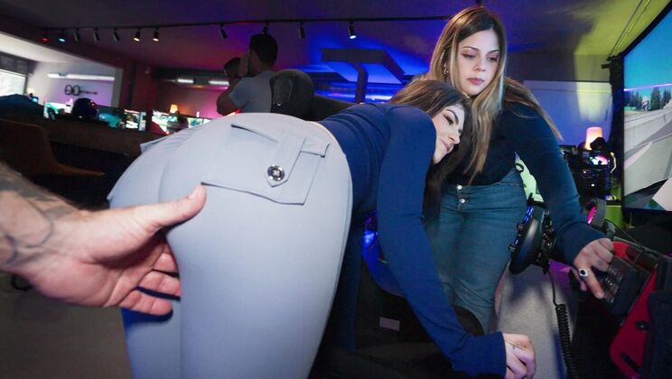 Kay Rhea Takes It Doggystyle at the Arcade