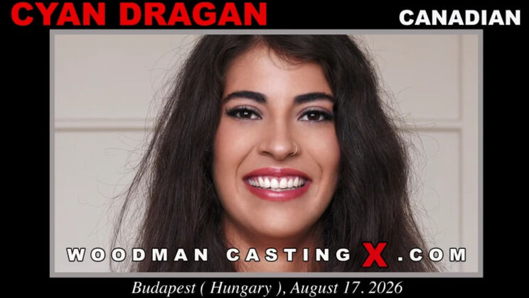 Adorable Cyan Dragan gets her shaved pussy and ass dominated in casting