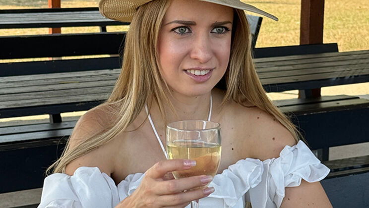 Adriana Sweet Blonde Blind Date Turns Into Hot Outdoor Sex