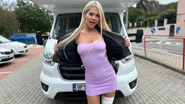 Zlata Shine Gets Naughty First Aid from Charlie Dean in RV Rehab