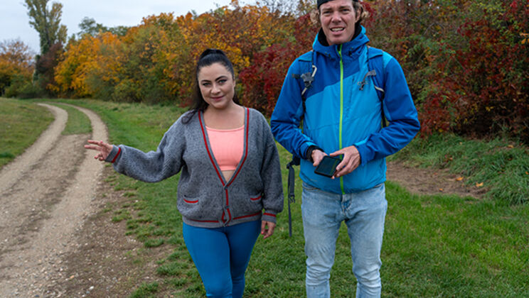 Jennifer Mendez Big Ass MILF Rescues Hikers and Gets Cumshot