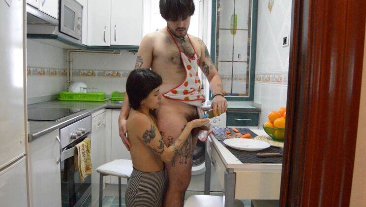 Rodrigo Gets Stroked by Xochipilli While She Plays With Food
